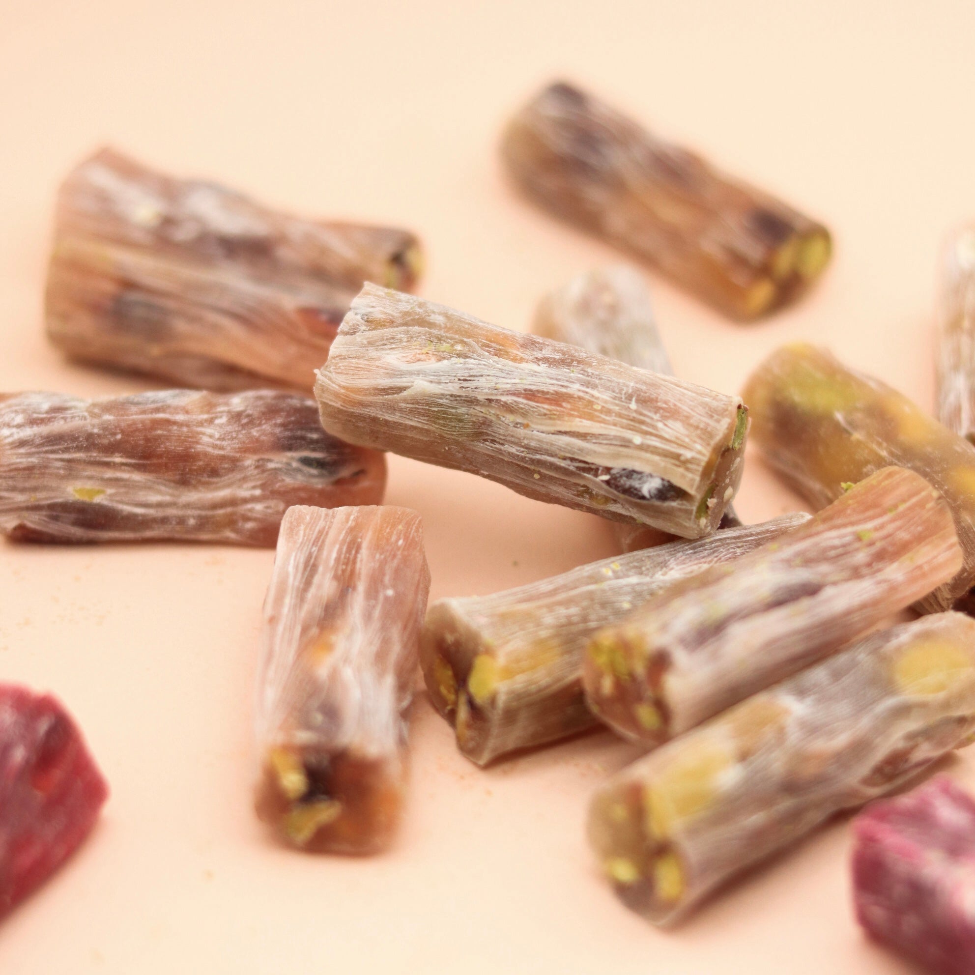 Vanille-Lokum mit Pistazien