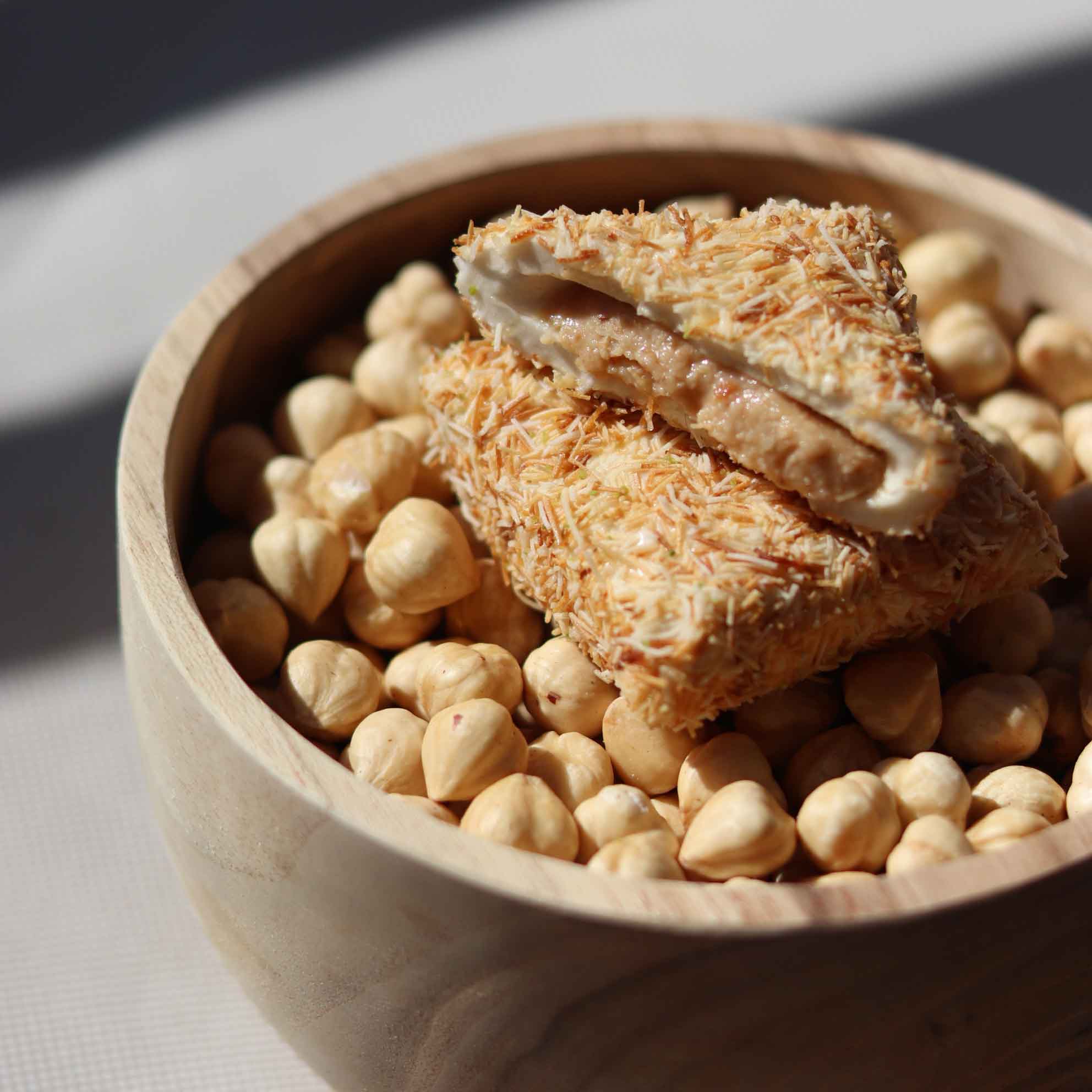 Kadayif-Tasche mit Haselnusspaste