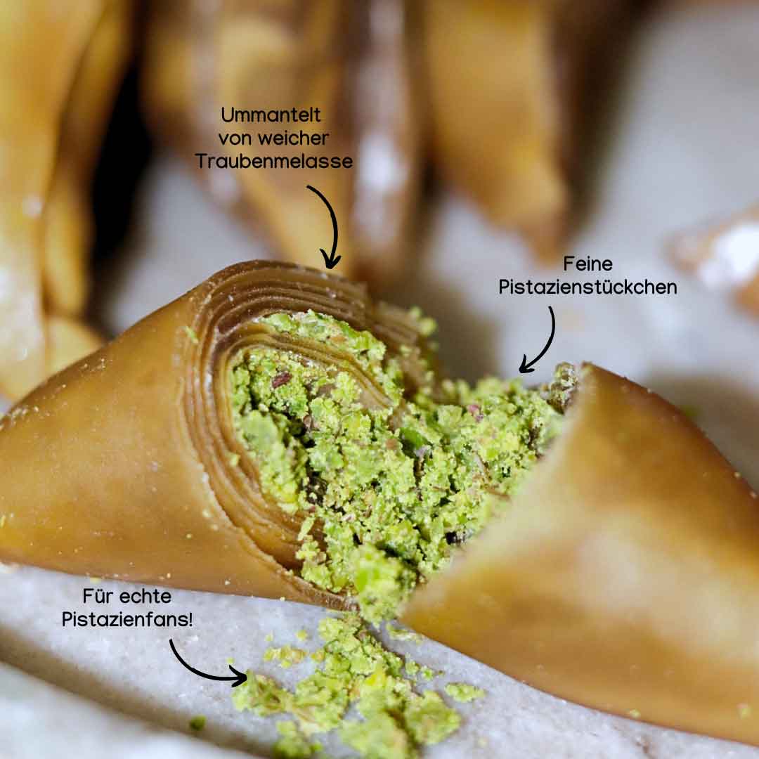 Muska mit Pistazien/ Fistikli Muska