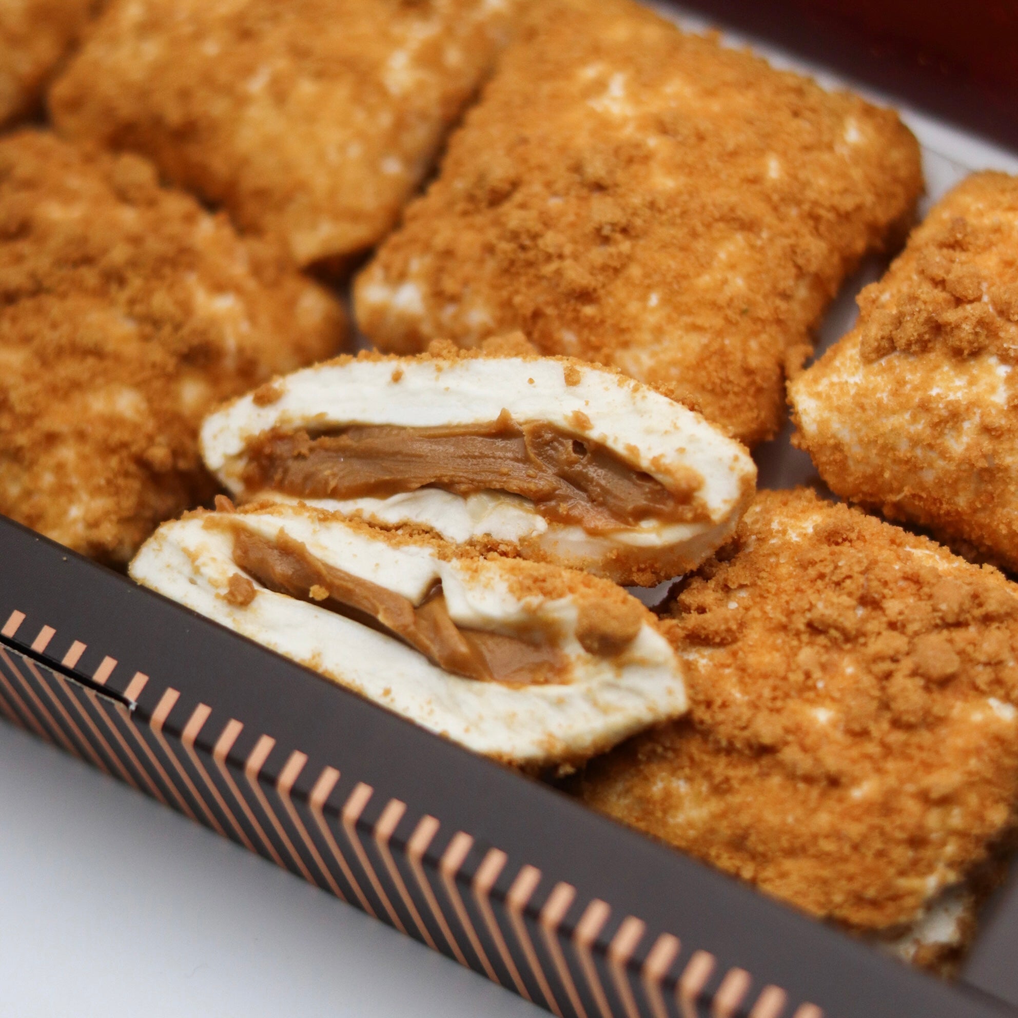 Lokum-Taschen mit Lotus Biscoff® Creme