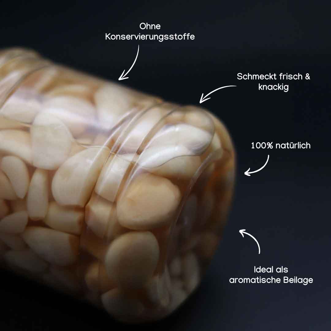 Eingelegter Knoblauch (Sarimsak Tursusu)