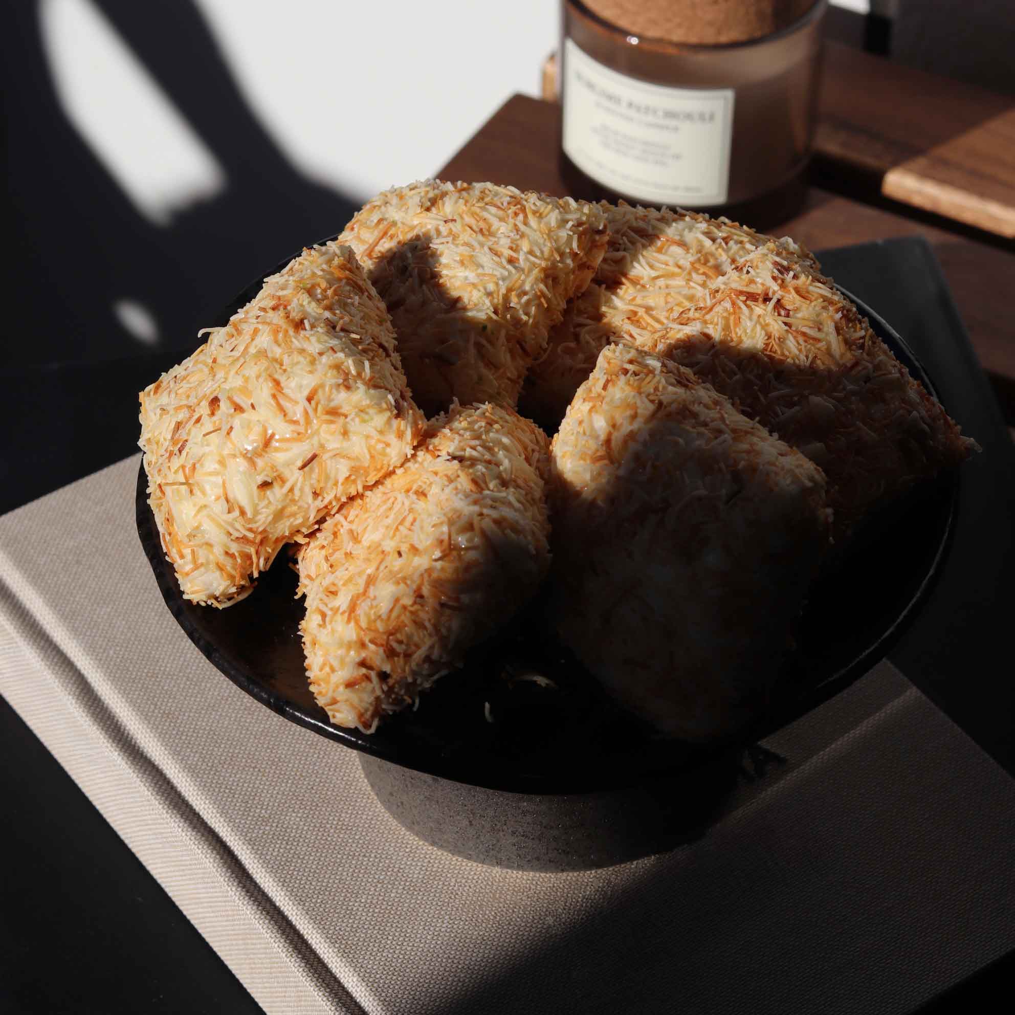 Kadayif-Tasche mit Haselnusspaste