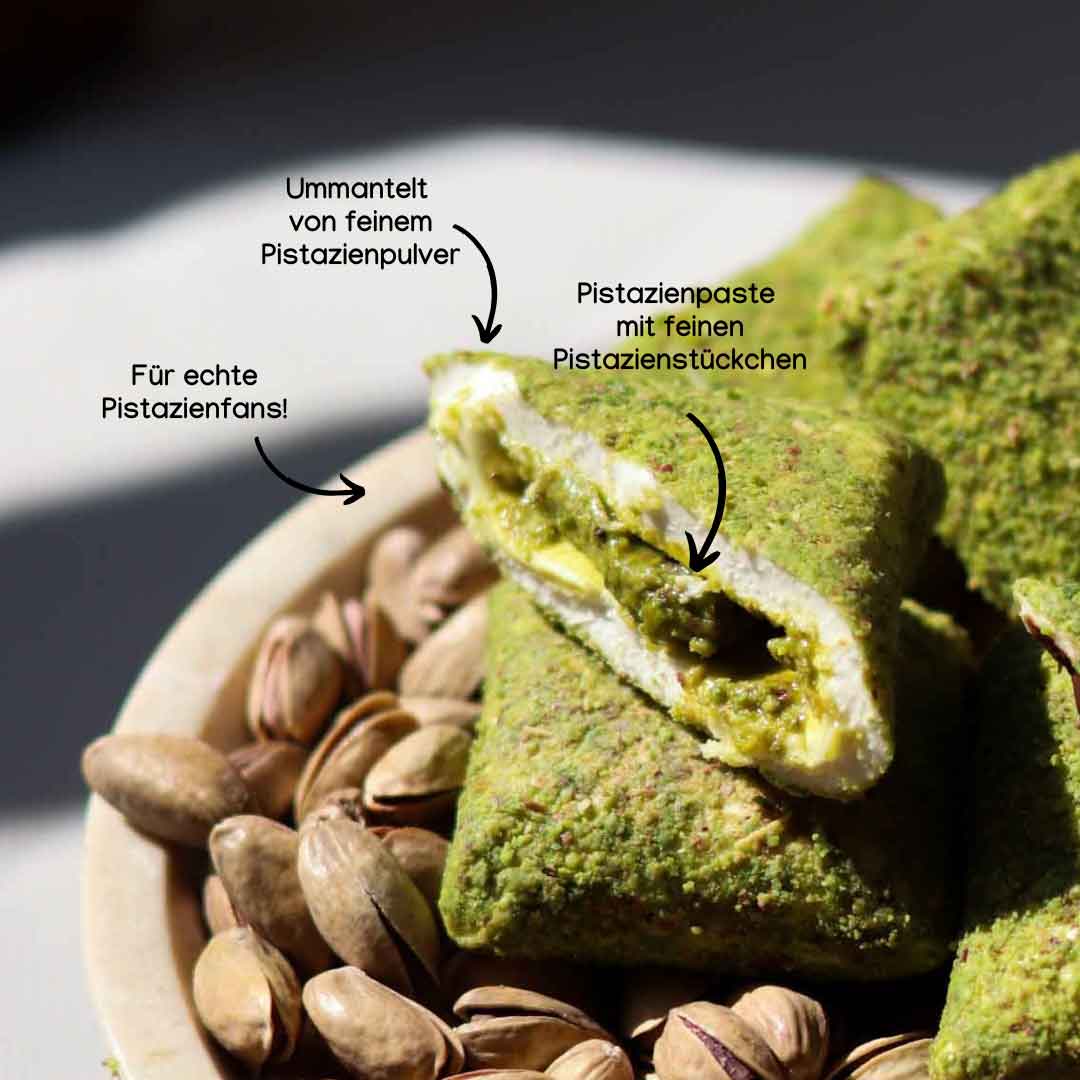 Lokum-Tasche mit Pistazienpaste