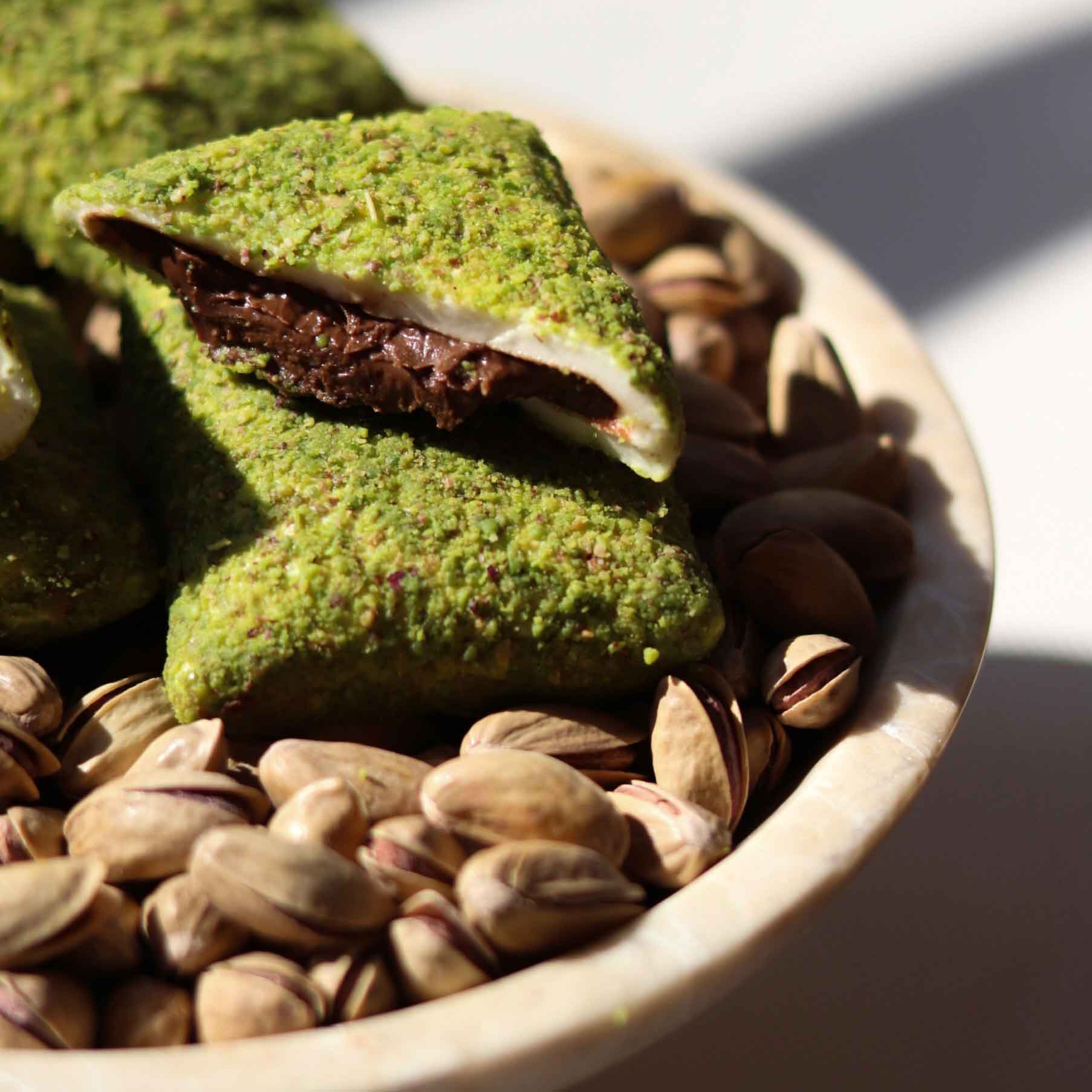 Lokum-Tasche mit Schokolade