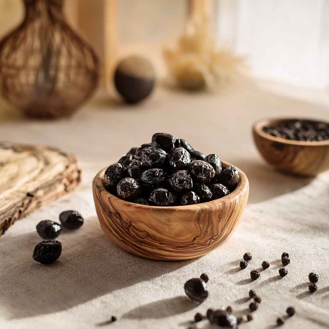 Schwarze Oliven aus Gemlik